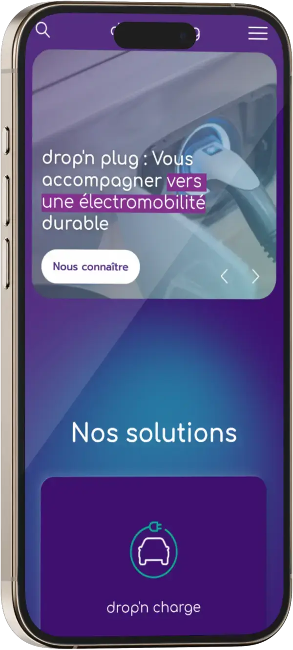 Site internet de Drop'n Plug