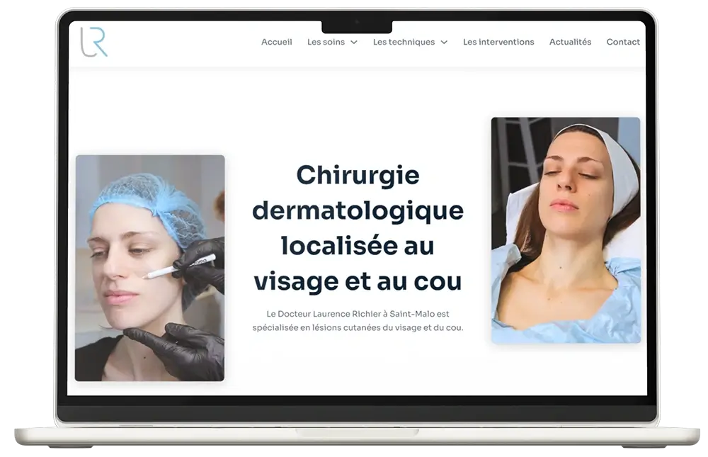 Site internet Docteur Richier à Saint-Malo
