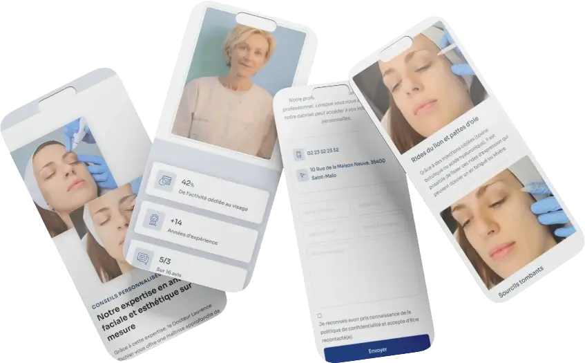 Ecrans mobiles site internet Docteur Richier